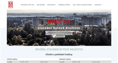 Desktop Screenshot of druzba-sbd.cz